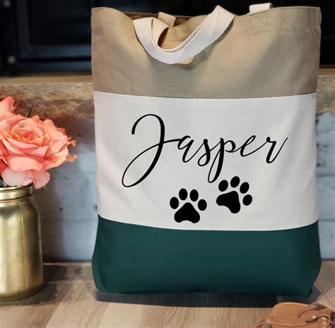 personalized dog bags